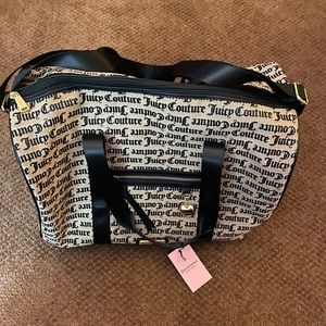 Juicy Couture Glitter Sport Weekender Bag!! NWT!!